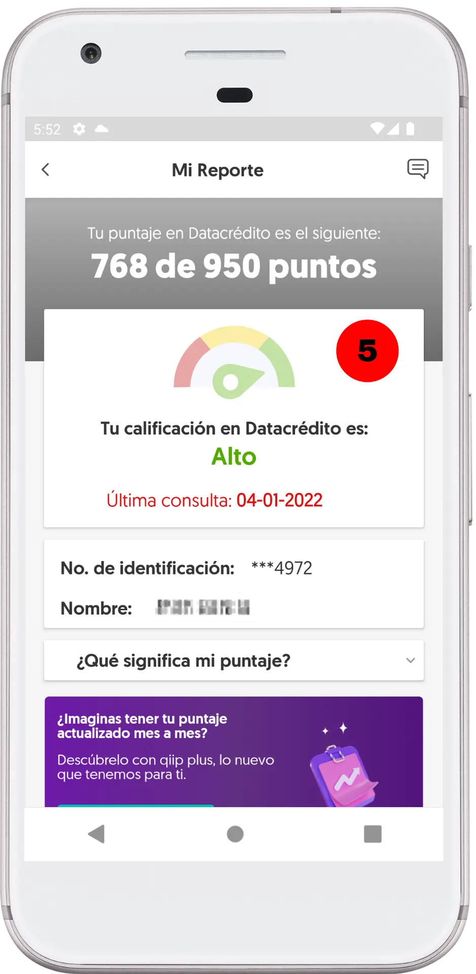 consultar puntaje crediticio gratisn en qiip colombia